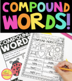 Compound Words Printables with Color Posters, Worksheets &