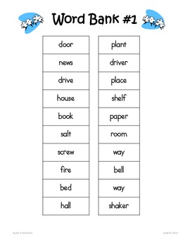 Compound Words: 2nd Grade Common Core Lessons and Worksheets | TpT