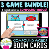 Compound Words- 3 SET BUNDLE - Digital Task Cards for Boom Cards™