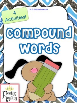 Preview of Compound Words - 4 Literacy Center Activities!