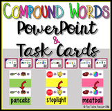 Compound Words PowerPoint and QR Code Task Cards