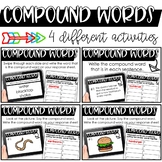 Compound Words Activities Printable or Digital for Google 