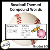 Compound Words:  BASEBALL Themed Word Work