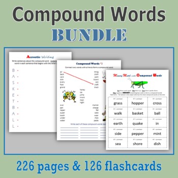 Preview of Compound Words BUNDLE