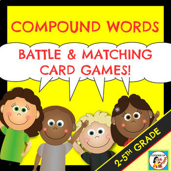 Preview of Compound Words! Battle & Matching Card Games
