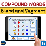 Compound Words with Pictures Blend and Segment BOOM ™ Cards