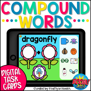 Preview of Compound Words Boom Cards