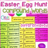 Compound Words Center Activity - Reading Easter Egg Hunt Game