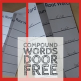 Compound Words Door FREE Printable Worksheet Shelf Work La