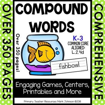 Preview of Compound Words: Engaging Games, Centers, Printables and More
