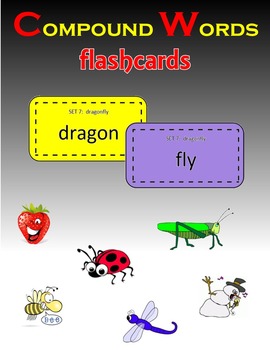Preview of Compound Words - Memory Game - Flashcards