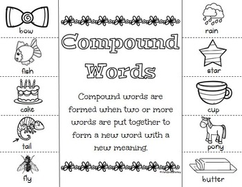 Compound Words Flip Book by Wish Upon a Starkey