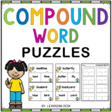 Compound Words For First Grade (Puzzles)