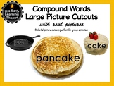 Compound Words Large Picture Cutouts With Real Pictures 28 Sets