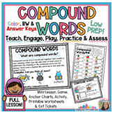Compound Words Lesson with Open, Closed & Hyphenated | Wor