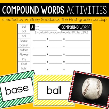 Preview of Compound Words Activity
