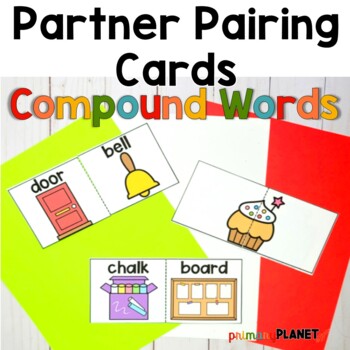 Preview of Compound Words Partner Matching Cards - Partner Pairing Cards