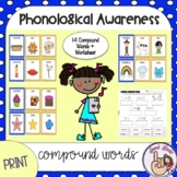 Compound Words Picture Based Cards Phonological Awareness