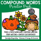 Compound Words Practice Pack - Fall Patchwork Pumpkins