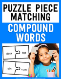 Compound Words - Puzzle Piece Matching Activity