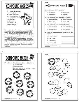 Compound Words Activities–DISTANCE LEARNING–2nd Grade Compound Word