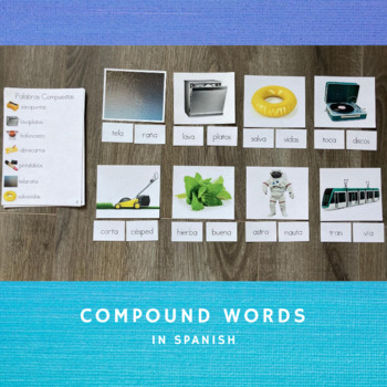 Preview of Compound Words Spanish/Palabras Compuestas en Español