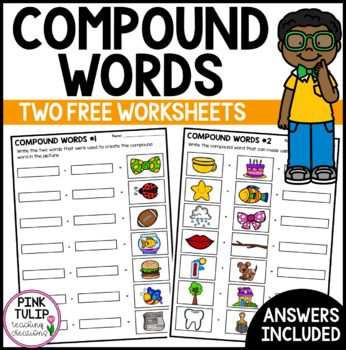 Preview of Compound Words - Two Free Worksheets