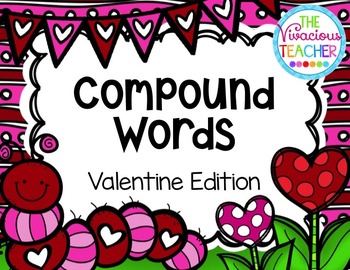 Preview of Valentine Compound Words Matching Activity