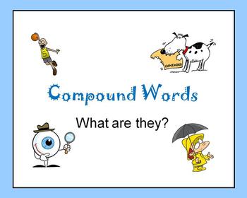 Preview of Compound Words PowerPoint - What are they?