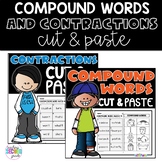 Compound Words Worksheets | Contractions Cut and Paste