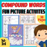 Compound words activities, Compound words Practice, Visual Worksheets