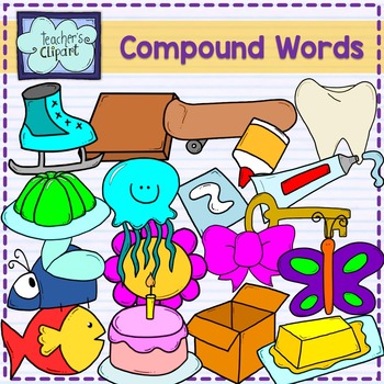 Preview of Compound words clipart {60 IMAGES}