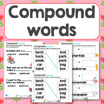 Preview of Compound words mixed activities