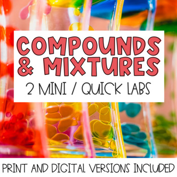 Preview of Compounds and Mixtures "Mini" Labs - Set of 2