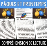 Compréhension de lecture - PÂQUES ET LE PRINTEMPS - French