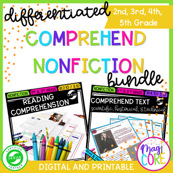 Preview of Comprehend Nonfiction Differentiated Reading Comprehension Passages & Questions