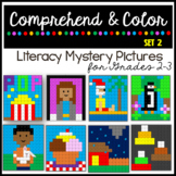 Close Reading Mystery Pictures Set 2 - Comprehend and Color