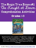 Comprehension Activities: Magic Tree House #2 Knight At Dawn