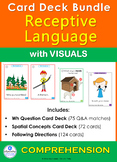 Comprehension Card Deck BUNDLE: with VISUALS