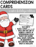 Comprehension Cards {Christmas Edition}