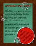 Comprehension Cards for Characters