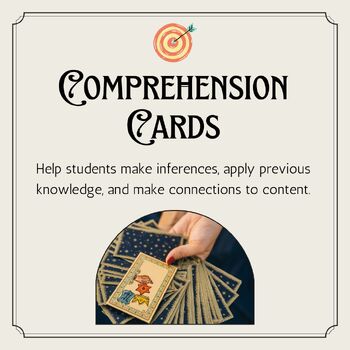 Preview of Comprehension Cards for Primary or Secondary Sources