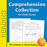 Comprehension Collection for Sixth Grade:  Short Passages 