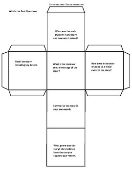 Reading Comprehension Cubes 