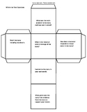 Comprehension Cubes - Within, about, beyond the text