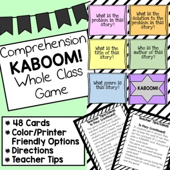 Preview of Comprehension KABOOM Whole Class Game