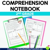 Reading Comprehension Notebook Second Grade - Printable and Digital
