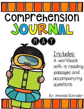 Preview of Comprehension Passages: May Journal Common Core Aligned (No Prep)