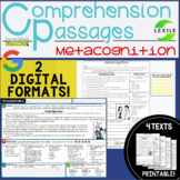 Digital Comprehension Passages: METACOGNITION- 2 DIGITAL &