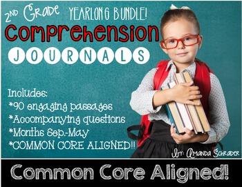 Preview of Comprehension Passages: YEARLONG BUNDLE!! (No PREP)